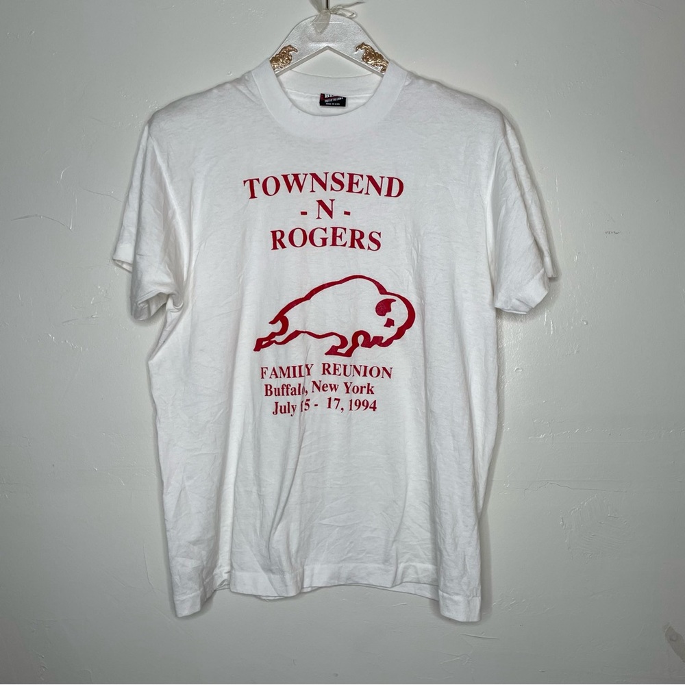 1994 TOWNSEND & ROGERS FAMILY REUNION SINGLE STITCH VINTAGE T SHIRT SZ L